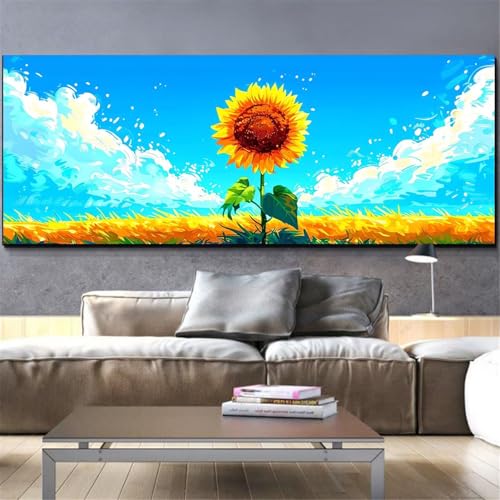 Kit complet diamond painting fleur pour illuminer votre salon