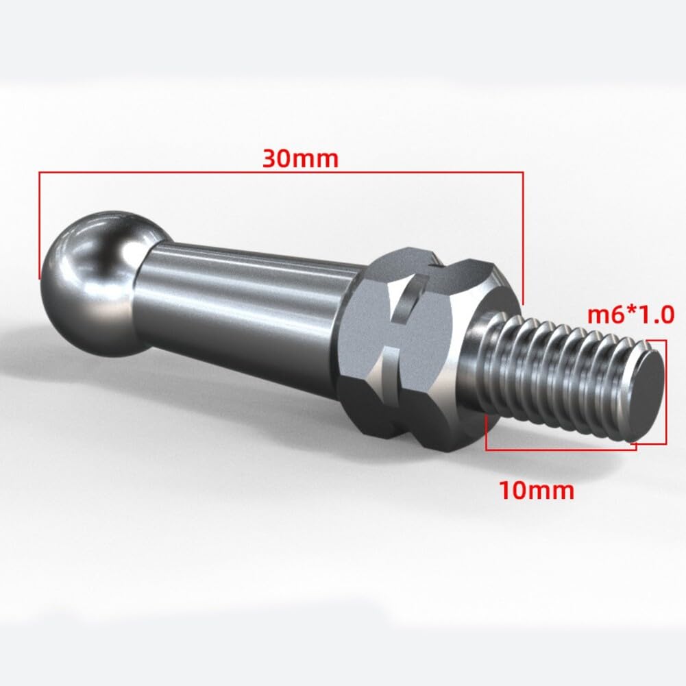 Vite Poggiapiedi Moto 6mm - Acciaio Inox 304 - Universale Per Pedali - Argento - Foto 11