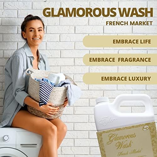 Miniatura 6 de Worldwide Nutrition Paquete Tyler Glamorous Wash French Market Fine Laundry Detergente líquido para ropa - Detergente líquido de lujo para ropa -