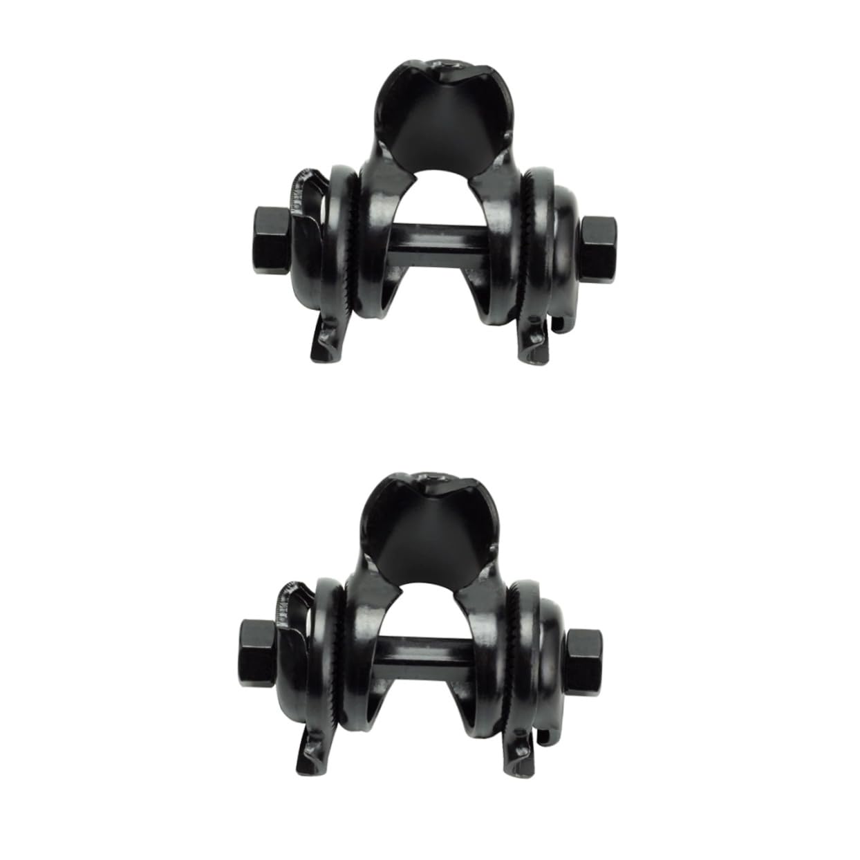 Kisangel 2pcs Aluminum Alloy Saddle Clip for Bike Sturdy Bike Supply Easy Installation Design for Mountain and Road Lightweight Portable