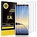 [3 Pack] Samsung Galaxy Note 8 Screen Protector, LK Liquid Skin [New Version] [Full Coverage] [Case Friendly] HD Clear Flexible film with Lifetime Replacement Warranty