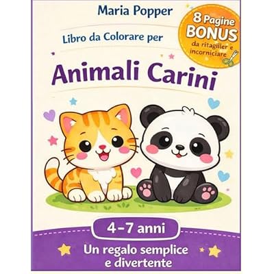 Animali Carini da Colorare &ndash; Disegni Facili per Bambini