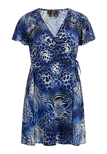 Mini robe imprimé animal faina pour femme au style audacieux