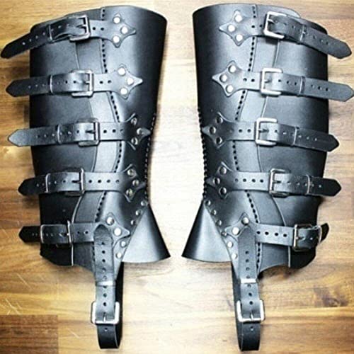 Guêtres de jambe pirate et viking pour costume de cosplay Halloween