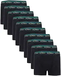 Kit 10 Cuecas Zorba Boxer Max Algodão 702