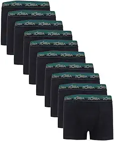 Kit com 10 Cuecas Boxer Zorba Algodão Max 702