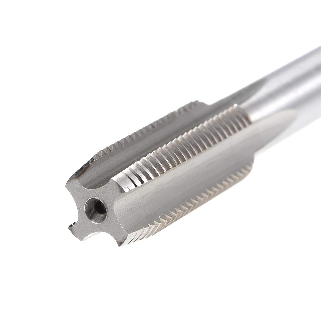 sourcing map Taraud Machine Métrique Gauche Filetage M12 Pas 1.25 H2 4 Flûtes Acier Rapide