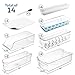 STORAGEBUD Fridge Organizer - 8 Pieces refrigerator organizer bins - Pantry Organization and Storage for Fridge & Refrigerator- BPA Free Freezer Organizer Bins