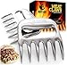 Mountain Grillers Chicken Shredder and Meat Shredder Claws - Effortless Pulled Pork BBQ Claws for Meat Shredding - Versatile 2-Pack Bear Claws for Grill, Smoker, Barbecue - Black