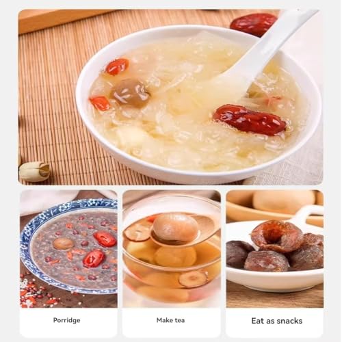 image for JIAJIATEA Dried longans 8.81OZ/250g, dried longans,Dried fruits, Gui Y