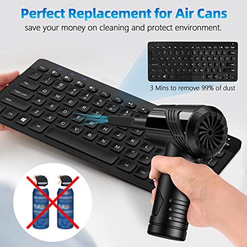 Compressed Air Duster, 110000RPM Electric Air Duster Replaces