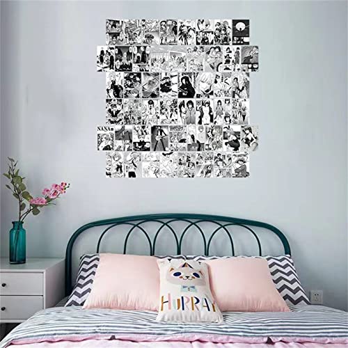 50 peças de imagens de anime para parede – Kit de colagem de parede de decoração de quarto 10 x 15 c