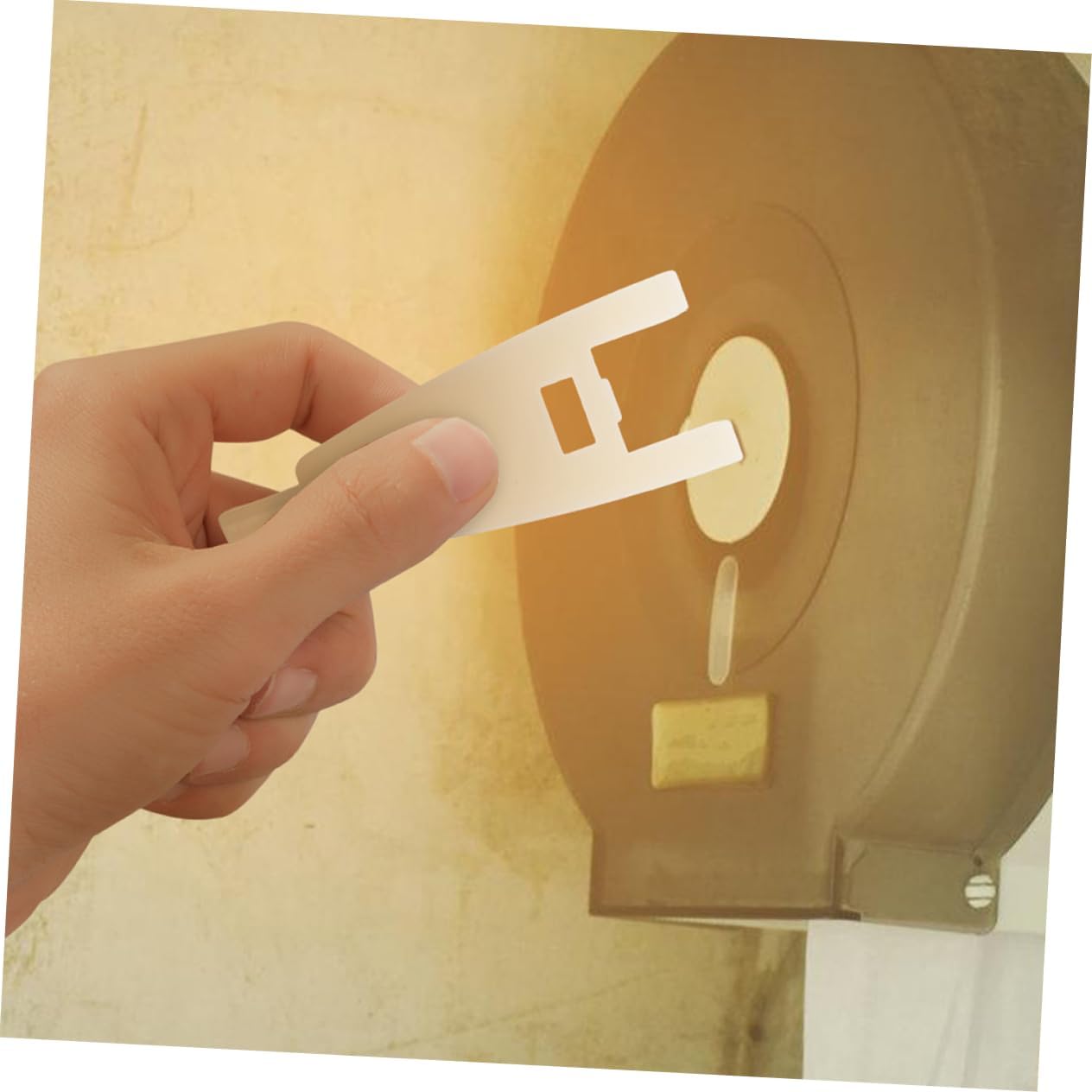 2pcs Commercial Dispenser Key for Paper Towel and Toilet Paper Plastic Replacement Tool for Restrooms and Offices Compatible Various Models