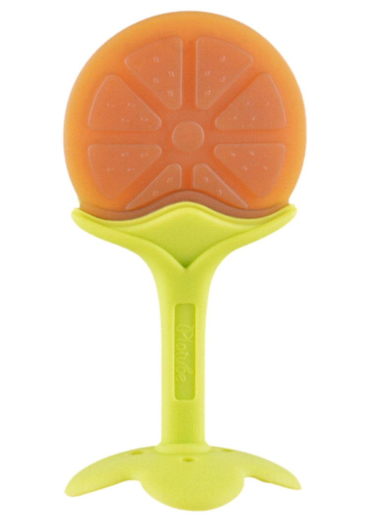 Buy Food Teether Toy, Aniwon Baby Silicone Teether Cute Fruit Shape Teething Toy with Stand