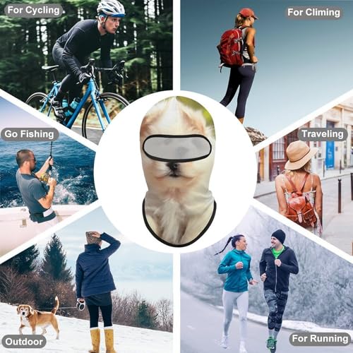 Balaclava para Hombre, Máscara de Esquí, Cubierta de Cara de Invierno para Ciclismo miniatura 6