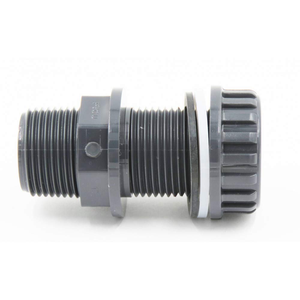 Centrocom Raccord PVC Pression Traversée de Paroi 1" 1/2"