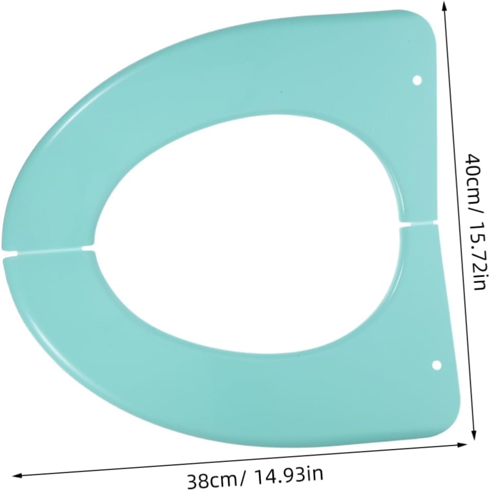 SAFIGLE 1pc Folding Potty Seat Cover for Potty Training Portable Toilet Training Seat Plastic Cushion for Home Travel Use