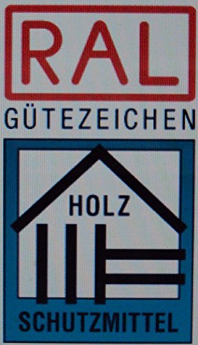 Farben-Budimex Profi Industrie Aqua Holzschutzlasur mit UV-Schutz / Farblos 5 L / Holzschutzlasur auf Wasserbasis, Speziallasur v. Holzfachhandel für Hölzer im Innen- u. Aussenbereich