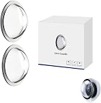 Car Camera Lens Protector, 360° All-Round Protection High-Transparency Anti-Scratch Waterproof, Rainproof Easy Adhesive Installation for Instant Protection (2 Pcs)