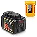 Price comparison product image QUPERR DCB184 18V 9.0Ah XR Lithium Battery Compatible with Dewalt 18V Tools, Replacement for DCB182 DCB200 DCB180 DCB181 DCB201, with XJ Connector for Dewalt Battery