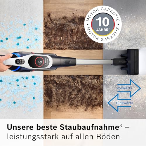 Bosch Akku-Staubsauger Unlimited 9 BKS931BA, kabellos, MicroClean Technology, Display, Staubkomprimierung, HEPA-Filtersystem… – Ansicht 3