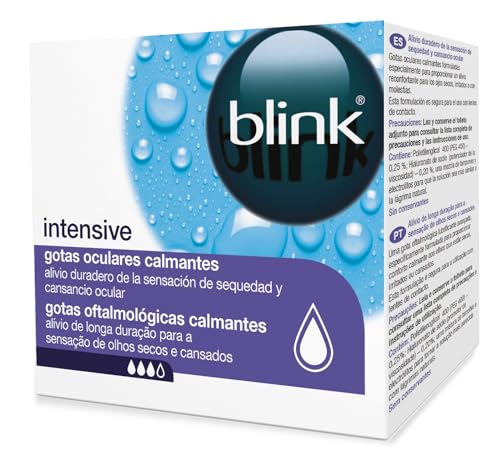 blink intensive gotas hidratantes/BAUSCH + LOMB / 20x0,4ml compatible con lentes de contacto