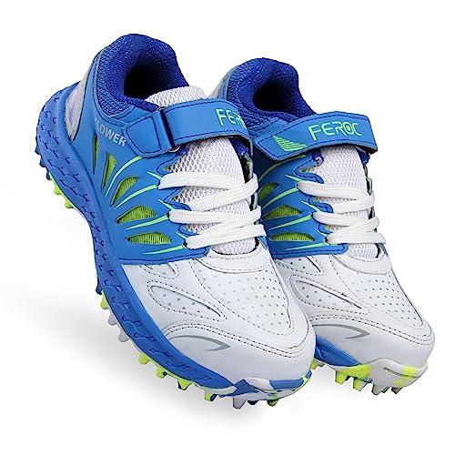 Image of FEROC Flower Rubber Sole Kids Cricket Shoes