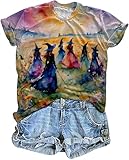 Ideales Geschenk: Sie suchen ein entzückendes Geschenk für Ihre Freunde, Familie oder Lieben, die Halloween lieben? Sie brauchen nicht weiter zu suchen. Das Halloween-Grafik-T-Shirt von LAZYCHILD ist ein ideales Geschenk für jeden Halloween-Enthusiasten, der sicher ein Lächeln und Urlaubsstimmung zaubert.