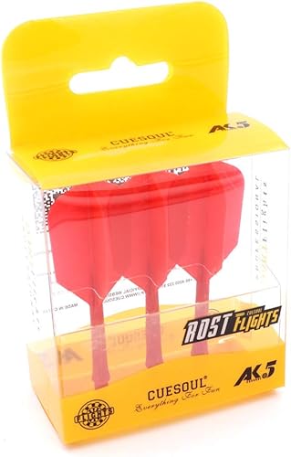 Miniatura 21 de ROST - Eje de dardos y vuelos integrados medianos, forma delgada, juego de 3 Verde