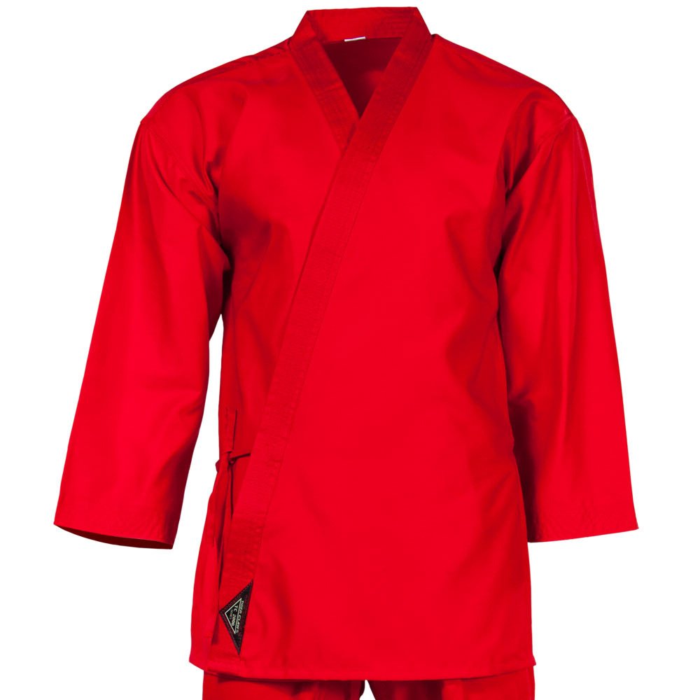 Tiger Claw 7.5 Oz Karate Uniform Light Weight Red Top Only #3