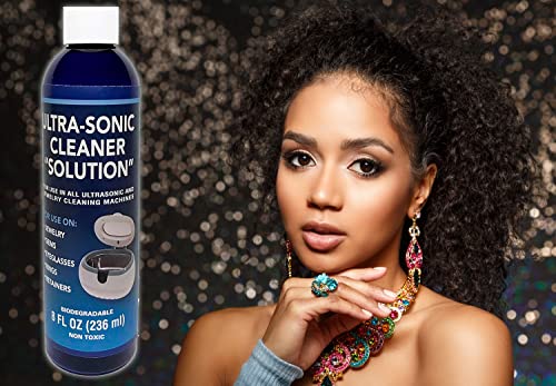 Northwest Enterprises Jewelry Cleaner, Ultrasonic Jewelry Cleaner Solution - Jewelry Cleaning Solution For Gold, Platinum Diamonds And Non-Porous Precious & Semi-Precious Jewelry (8 Ounce) #TOP6