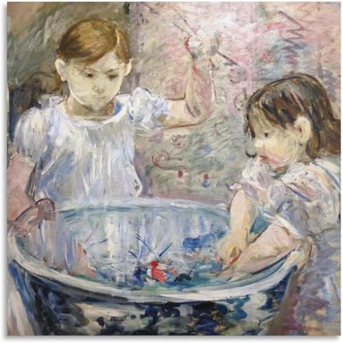 Berthe Morisot Poster Enfants Au Bord du Bassin habille vos murs vides