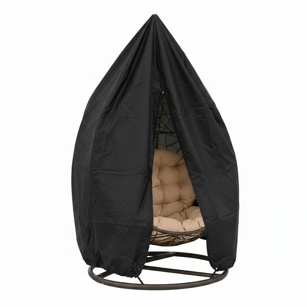 Ricyea Hanging Egg Chair Cover, Outdoor Protector for Single Swing