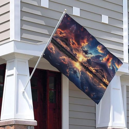 Drapeau de bienvenue extérieur idéal pour embellir votre cour de maison