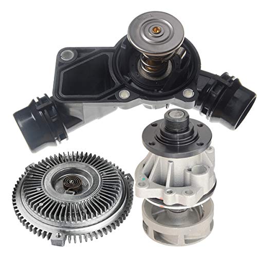 A-Premium 3PCS Water Pump With Gasket & Fan Clutch &