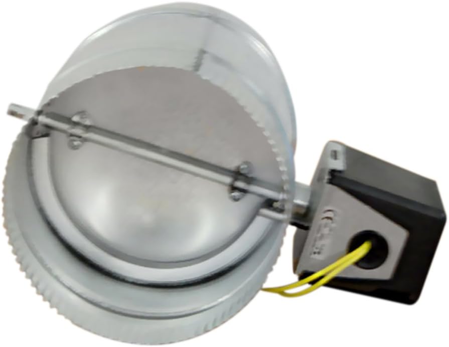 AcmeMiami 95006 6 in. Motorized Damper - Silver