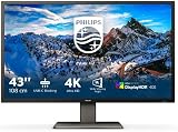 PHILIPS Moniteur 43 Pouces 4K UHD avec USB-C - 2