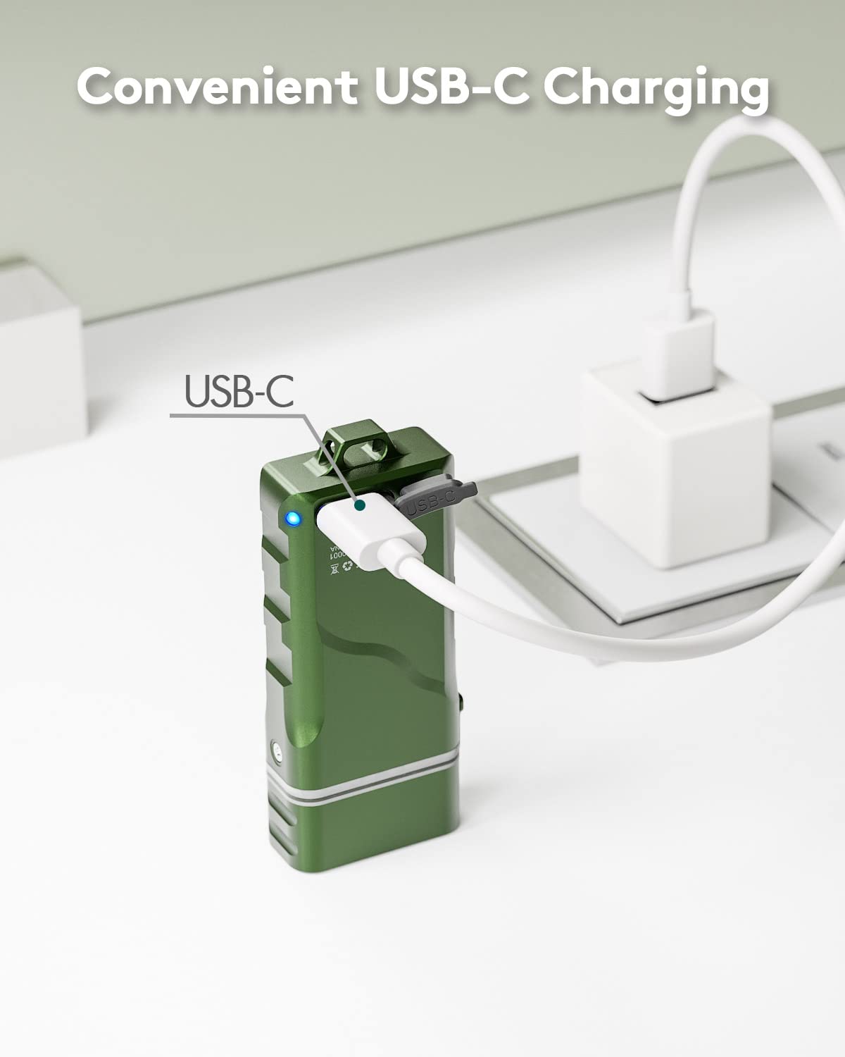 Amazon.co.jp: RovyVon E3 グリーン キーチェーン 懐中電灯 高ルーメン