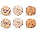 POPETPOP 6 Sztuk Fałszywych Ciastko Posypać Mrożenia Sztuczne Ciasto Jedzenie Muffin Chleb Deser Mieszany Grać W Modelach Kuchni Dekoracji Piekarni Rekwizyty