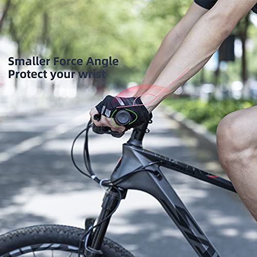 Rockbros BT1802GR/US Mountain Bike Grips Handlebar Bicycle Handlebar Grips Bike Handle Grips Double Aluminum Clamp Lock thumb #5