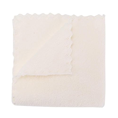 Miniatura 3 de Kyapoo Paquete de 12 paños de microfibra para bebé, forro polar coral de 12 x 12 pulgadas, extra absorbentes y suaves para recién nacidos, bebés y