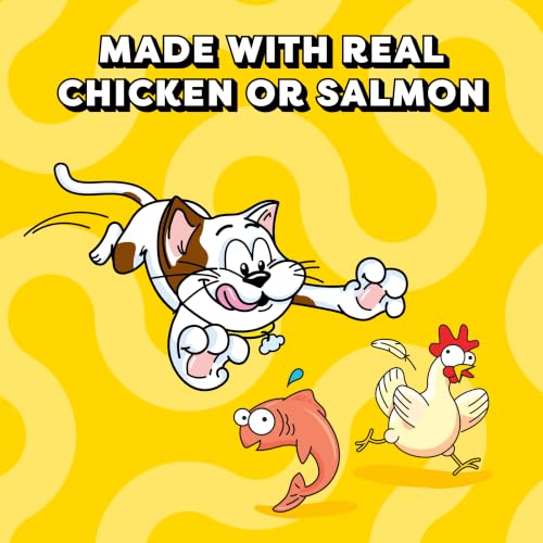 Temptations Creamy Puree Lickable Cat Treats, Chicken & Salmon, 16 Count - image 4