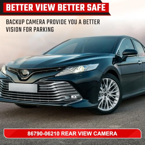 Image of Front Grill Camera 86790-06210 Fit for 2020-2022 Toyota Camry 2.5L 3.5L | OE: 86790-06210 8679006210, Plug and Play and IP68 Waterproof