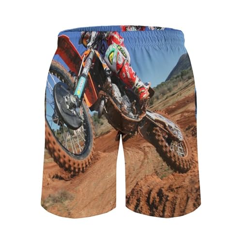 Swim trunk avec poches style motocross idéal pour la plage en taille S - 6