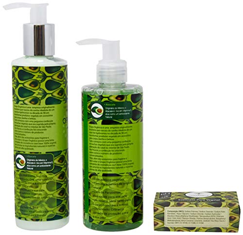 Kit Banho Orgânica Meu Momento Abacate & Oliva, Organica