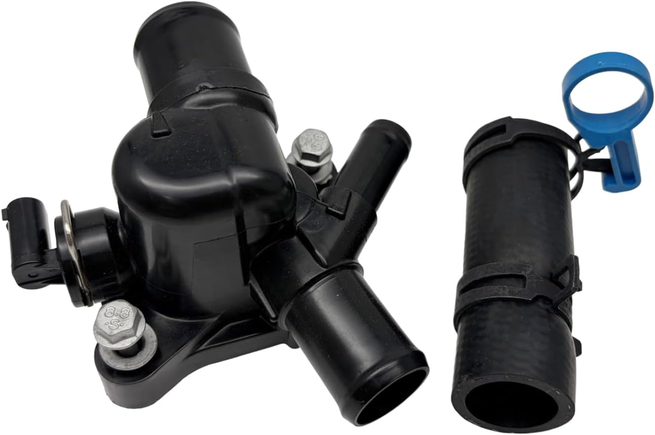 Engine Coolant Thermostat Housing 12632458 Compatible with 2013-2019 ATS 2016-2018 CT6 2014-2019 CTS for 2016-2023 Camaro 2015-2022 Colorado for 2015-2022 Canyon