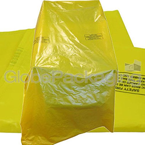 Globe Packaging Yellow 5 X Armchair Removal Moving Poly Cover Storage Bags