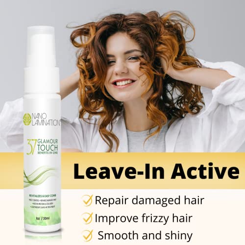 Glamour Touch 37 Benefits in One - Spray para desenredar cabello 1 oz miniatura 5