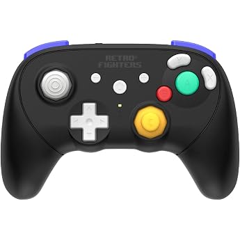 Retro Fighters BattlerGC Pro Series GameCube Controller Switch/PC/GameCube - Black