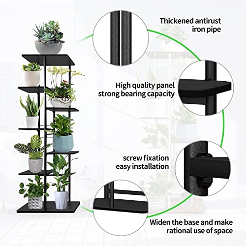Solatmos Metal Plant Stand With Grow Lights Multiple Flower Planter Pot Holder Shelf Rack Display For Patio Garden Corner Balcony Living Room #TOP4